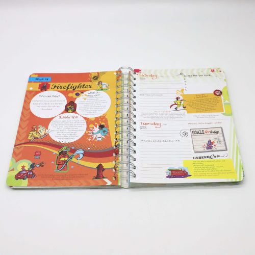 Custom high quality promotion soft cover spiral bound CMKY recordable notebook - Image 4