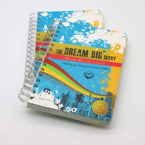 Custom high quality promotion soft cover spiral bound CMKY recordable notebook